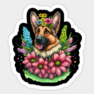 german shepherd dog lover Sticker